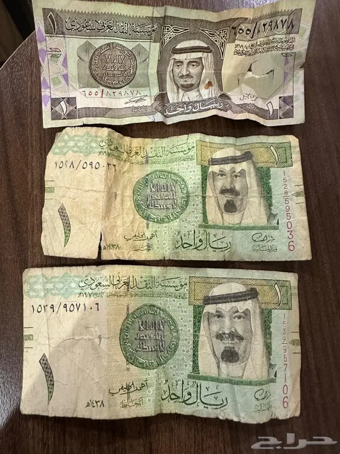 ريال الملك عبدالله نادر توقيع احمد الخليفي 0