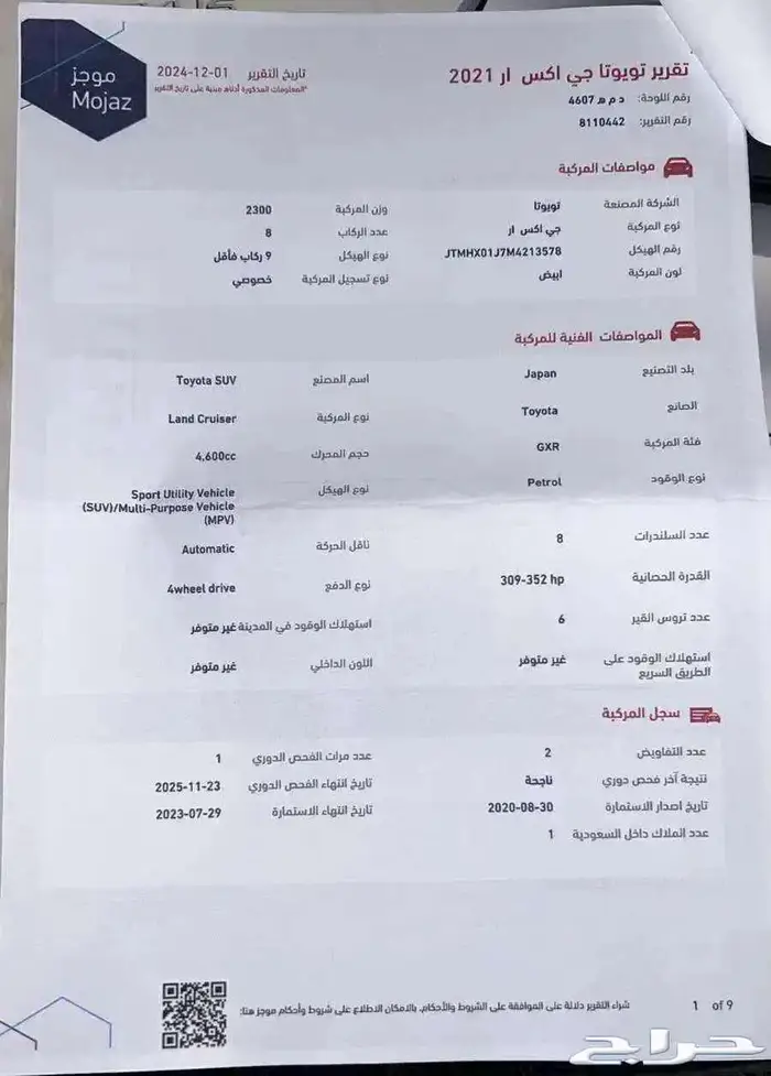 للبيع جيب قراند تورنق 2021 سعودي عداد قليل V8 ( مخززنه ) 71