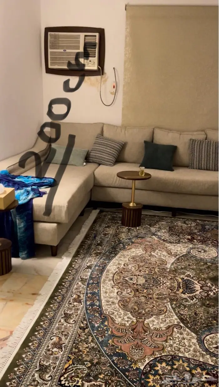 طقم كنبي بيج للبيع 0