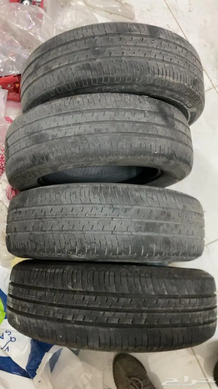 طقم كفرات اكسنت كامري مقاس 15 برجستون 0
