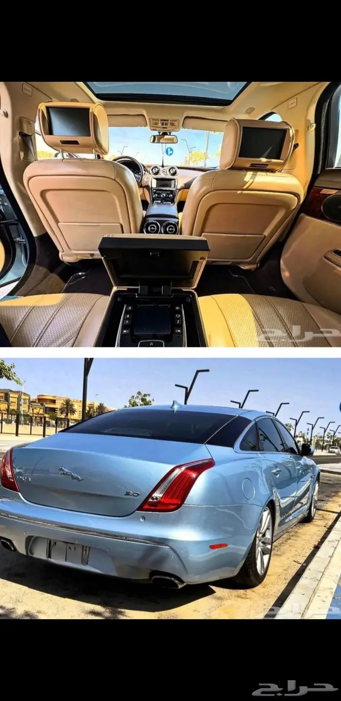 جاكوار XJ موديل 2013 نظيفه جدا  تحتاج ماكينه 6