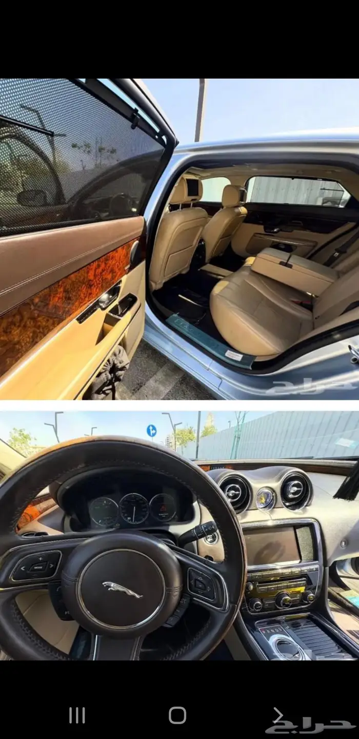 جاكوار XJ موديل 2013 نظيفه جدا  تحتاج ماكينه 3
