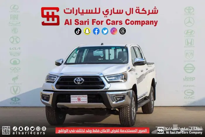 تويوتا هايلوكس S GLX بنزين اتوماتيك 2025 اقساط بنوك وشركات 0