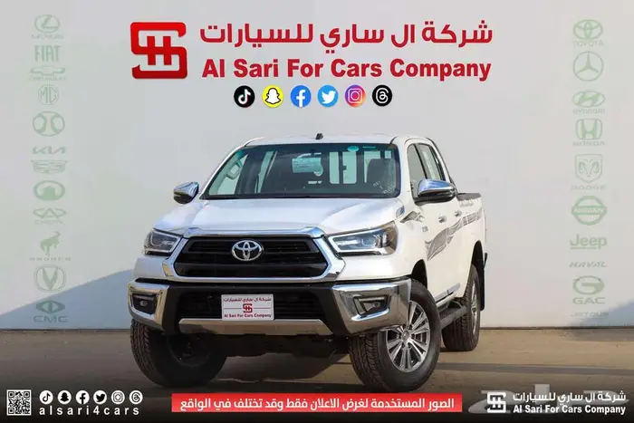 تويوتا هايلوكس S GLX بنزين اتوماتيك 2025 اقساط بنوك وشركات 23
