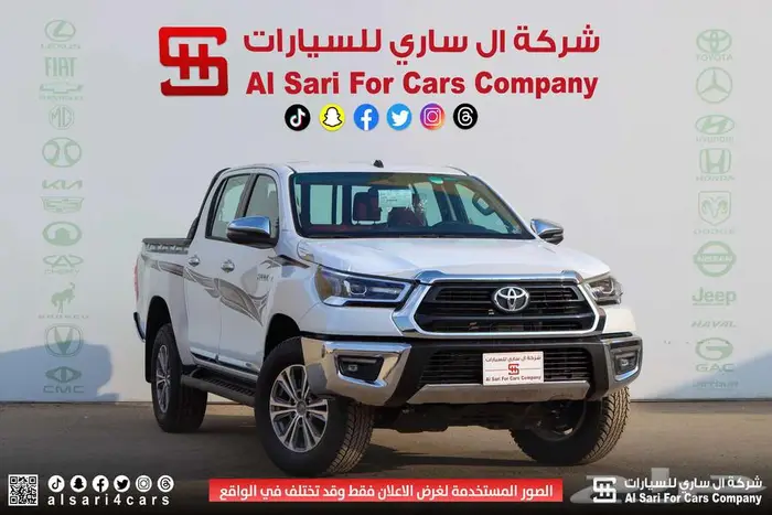 تويوتا هايلوكس S GLX بنزين اتوماتيك 2025 اقساط بنوك وشركات 25