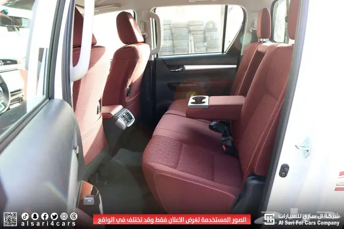 تويوتا هايلوكس S GLX بنزين اتوماتيك 2025 اقساط بنوك وشركات 13