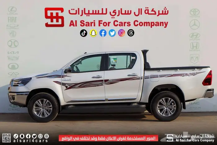 تويوتا هايلوكس S GLX بنزين اتوماتيك 2025 اقساط بنوك وشركات 2