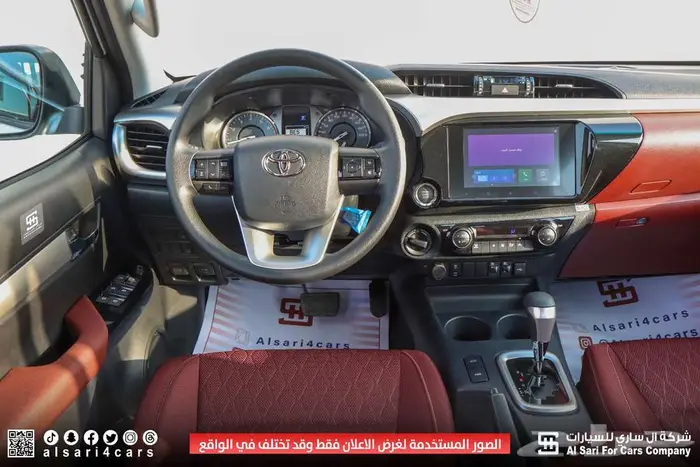 تويوتا هايلوكس S GLX بنزين اتوماتيك 2025 اقساط بنوك وشركات 14