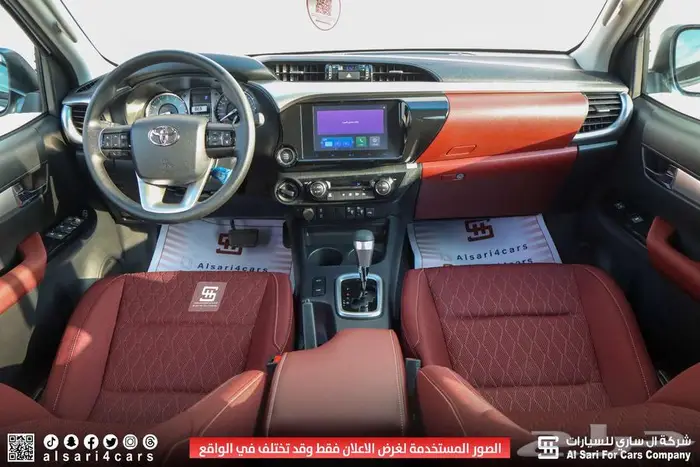 تويوتا هايلوكس S GLX بنزين اتوماتيك 2025 اقساط بنوك وشركات 10