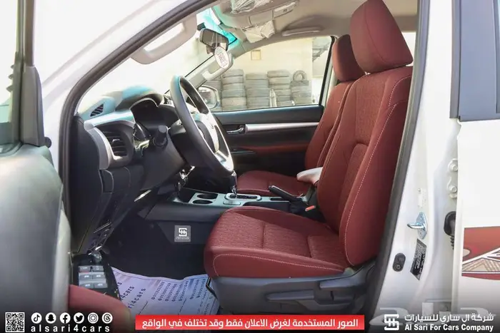 تويوتا هايلوكس S GLX بنزين اتوماتيك 2025 اقساط بنوك وشركات 18