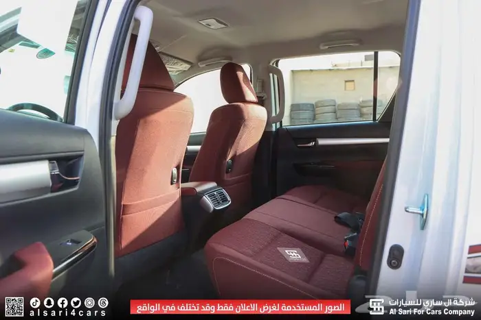 تويوتا هايلوكس S GLX بنزين اتوماتيك 2025 اقساط بنوك وشركات 5