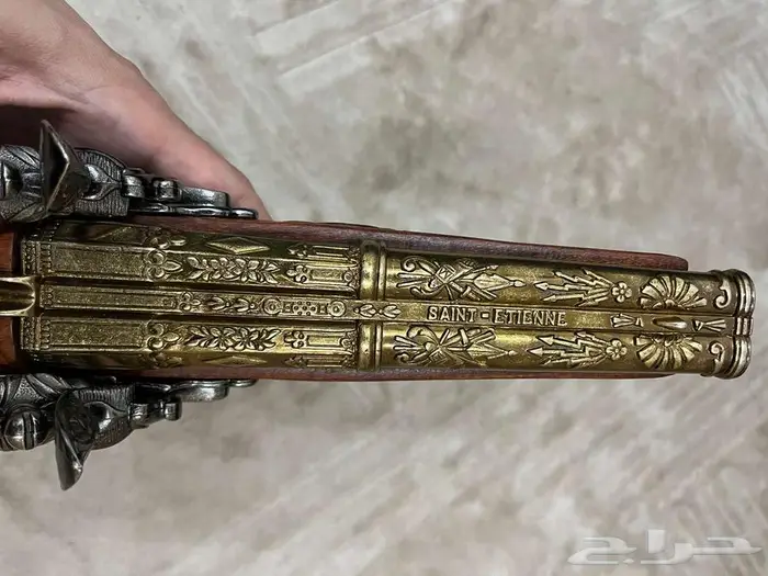مسدس نابليون بونابرت double-barrel أنتيكة شركة Denix اسباني 23