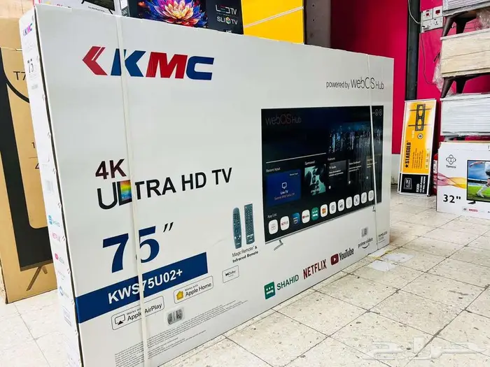 ضمان الوكيل سنتين شاشات تلفزيون سمارت 4