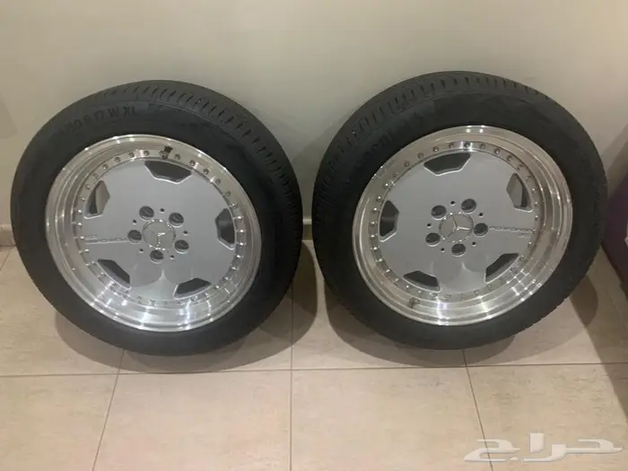 جنوط مرسيدس مع كفرات كونتيننتال مقاس 17 1