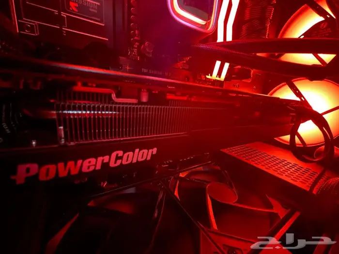 كرت شاشة amd rx7700xt gpu rx 7700 xt 12GB OC ثلاث مراوح 17