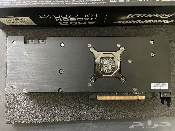 كرت شاشة amd rx7700xt gpu rx 7700 xt 12GB OC ثلاث مراوح 14