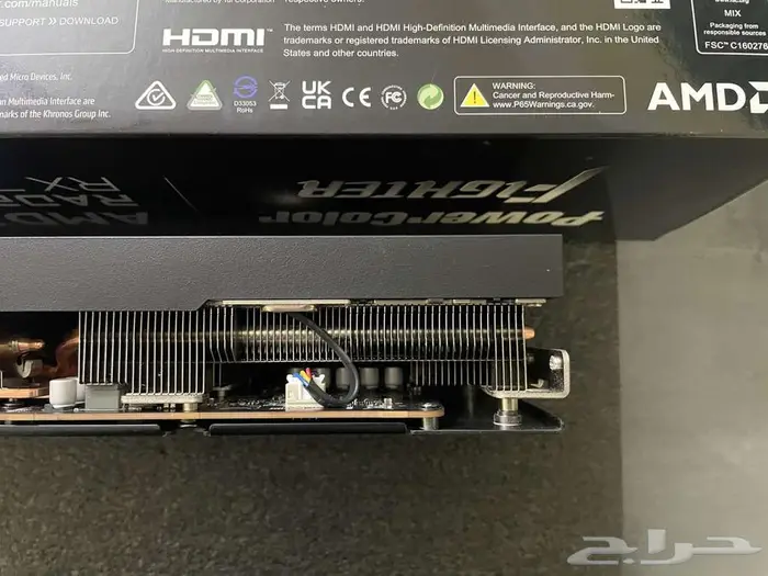 كرت شاشة amd rx7700xt gpu rx 7700 xt 12GB OC ثلاث مراوح 5