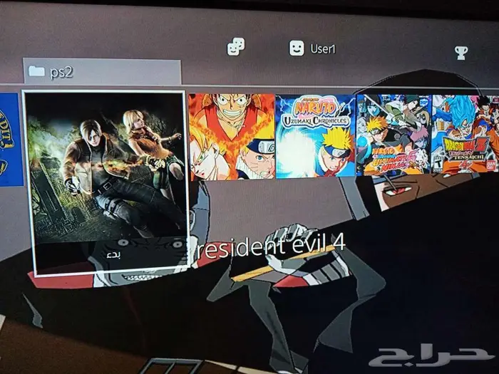 سوني فور للبيع مع 200لعبة 8