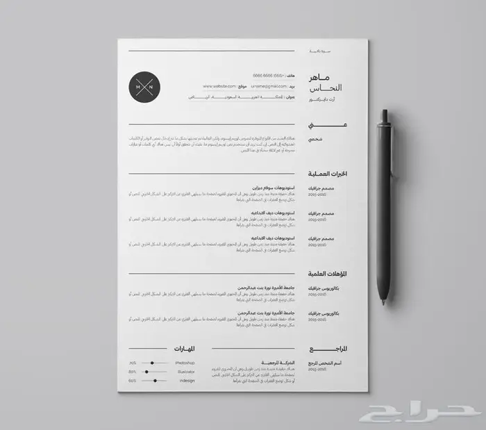 سيرة ذاتية مميزة 2