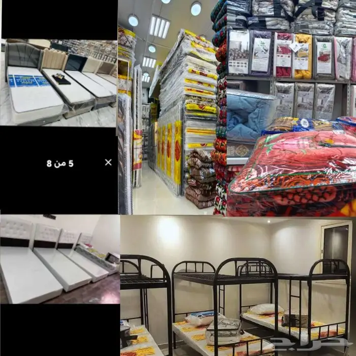 سراير حديد دورين ونفر مراتب ضغط 60 بسعر الجملة 0