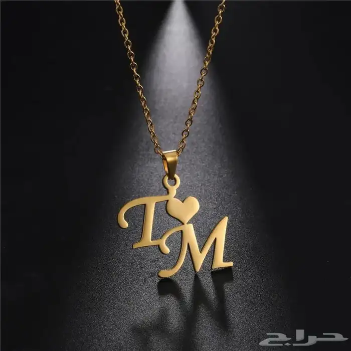 سلاسل بالاسم مطلي بالذهب 4