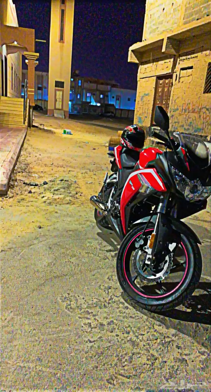 دباب بايك 250   موديل 2018   أحمر   كالجديد 6