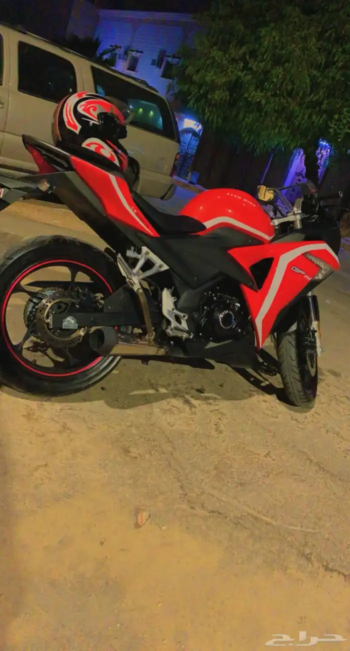 دباب بايك 250   موديل 2018   أحمر   كالجديد 4