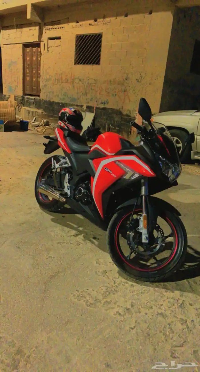 دباب بايك 250   موديل 2018   أحمر   كالجديد 2