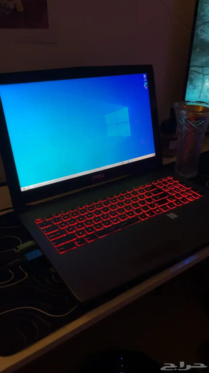 لابتوب قيمنق msi معالج i7 رام 16 0