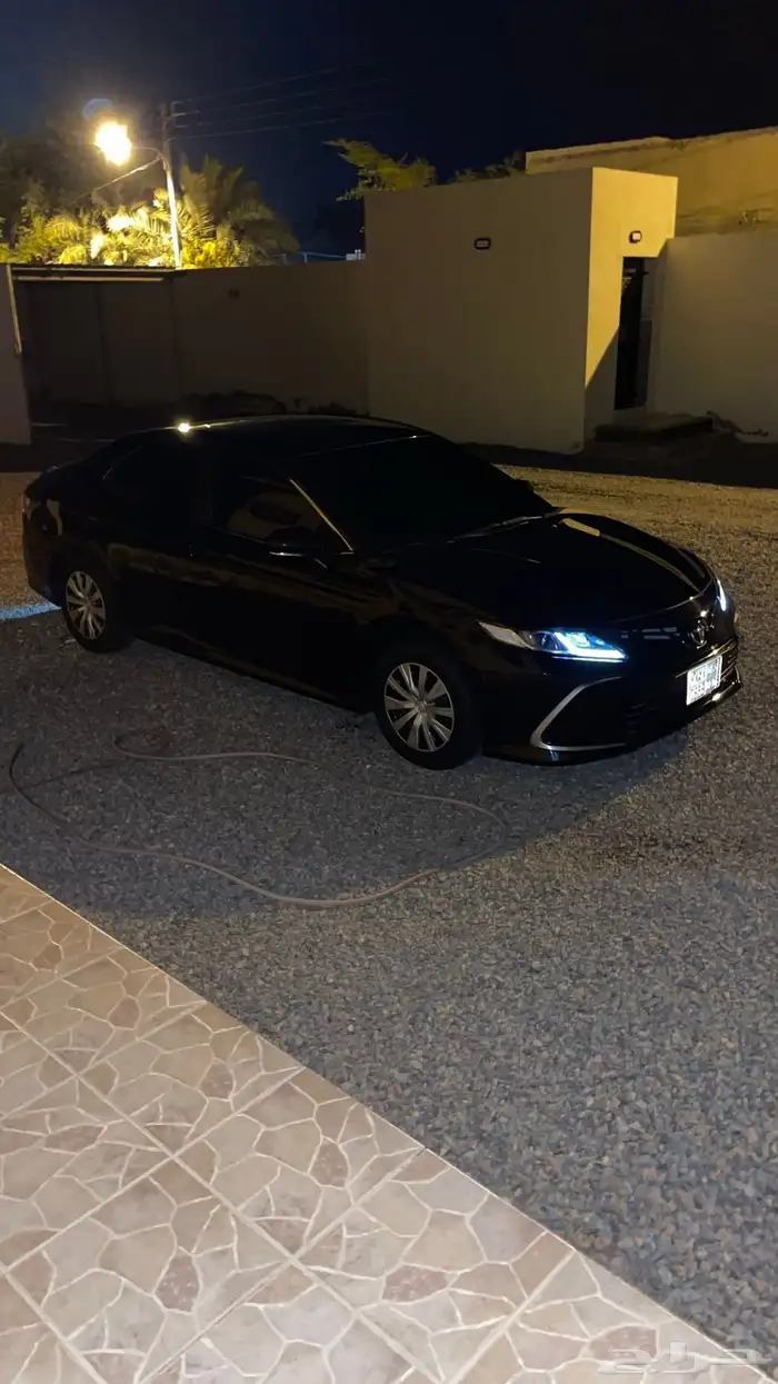 كامري 2023 ستاندر اسود مخزن 10