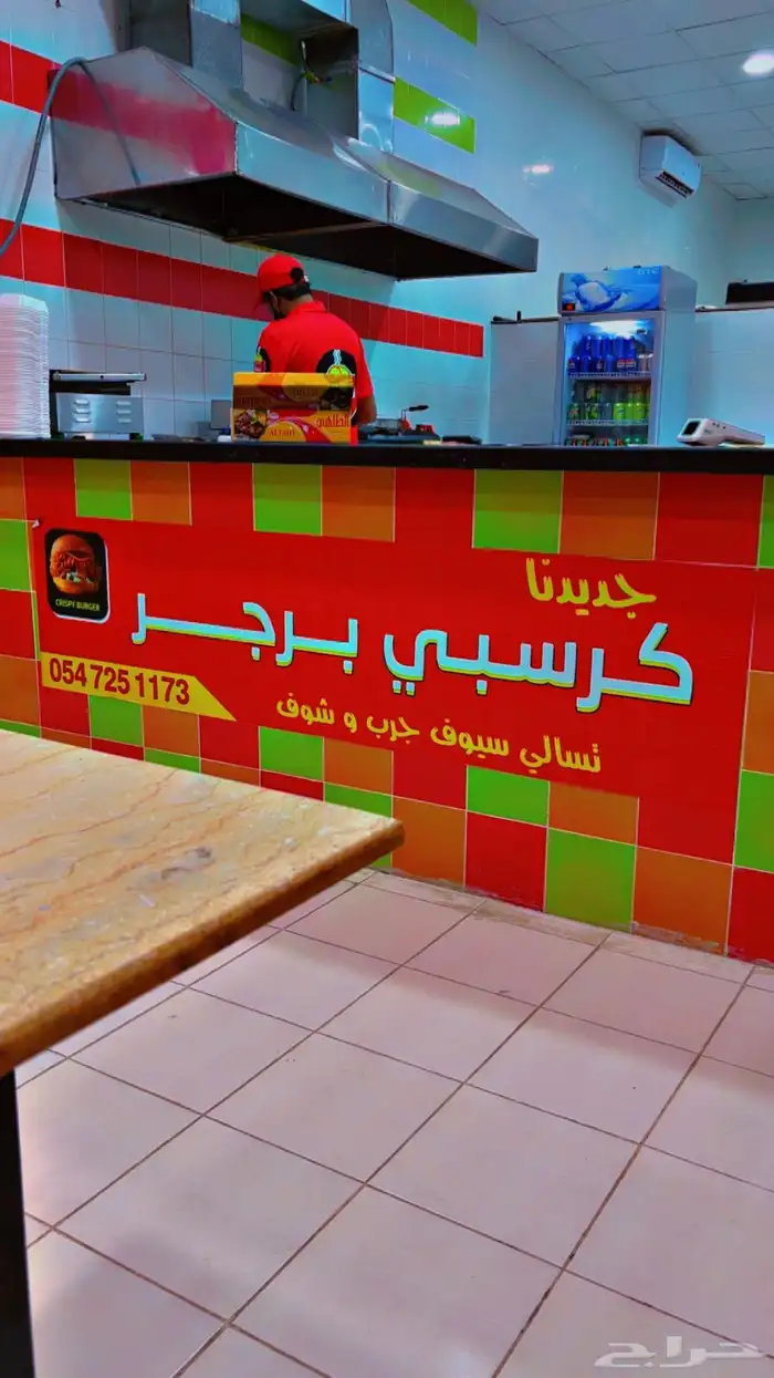 مطعم تسالي للبيع المجمعة المستقبل طريق الامير ثنيان بن سعود 3