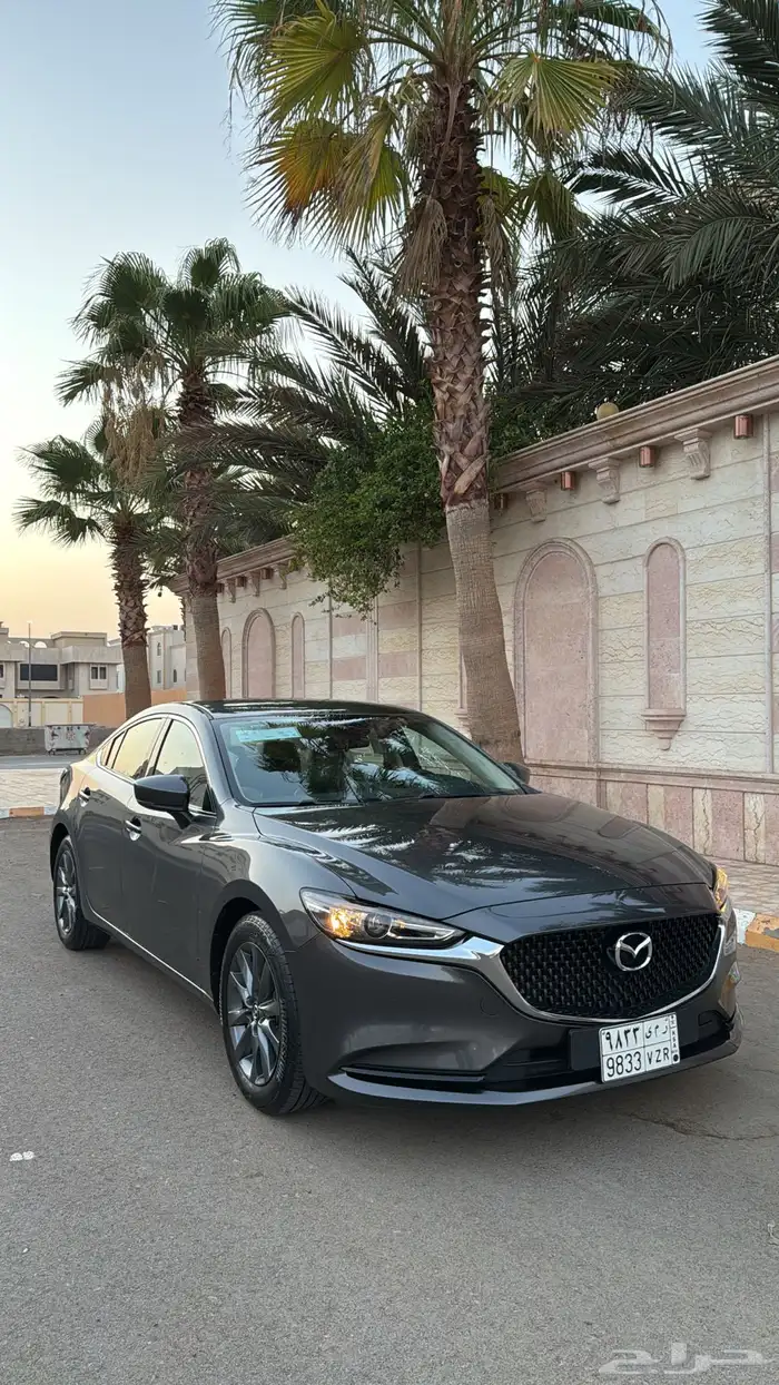 مازدا 6 2025 نص فل مقاعد جلد بحالة الوكالة 0