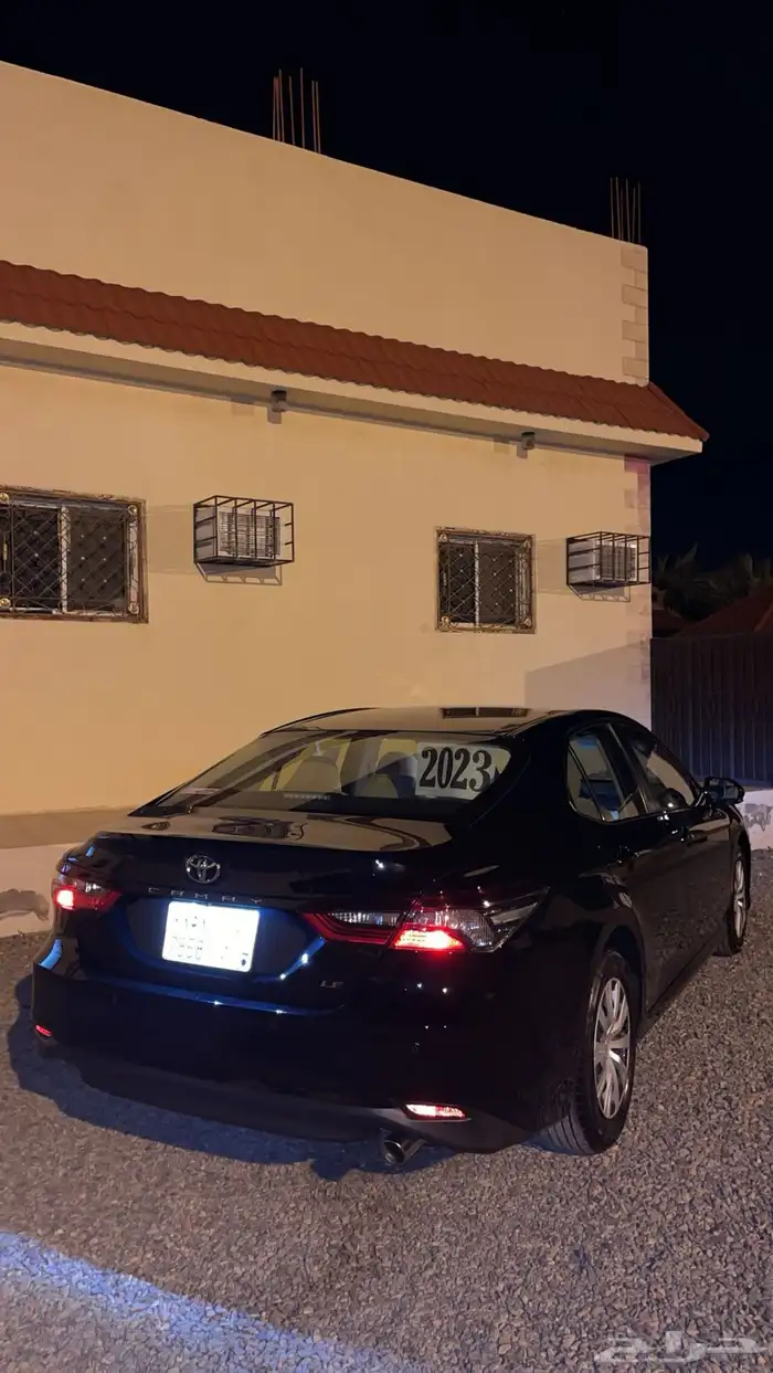 كامري 2023 ستاندر اسود مخزن 9