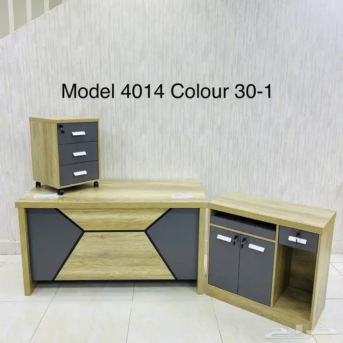 office furniture جديد طقم مكتب مدير و مكاتب كامل مع كراسي 13
