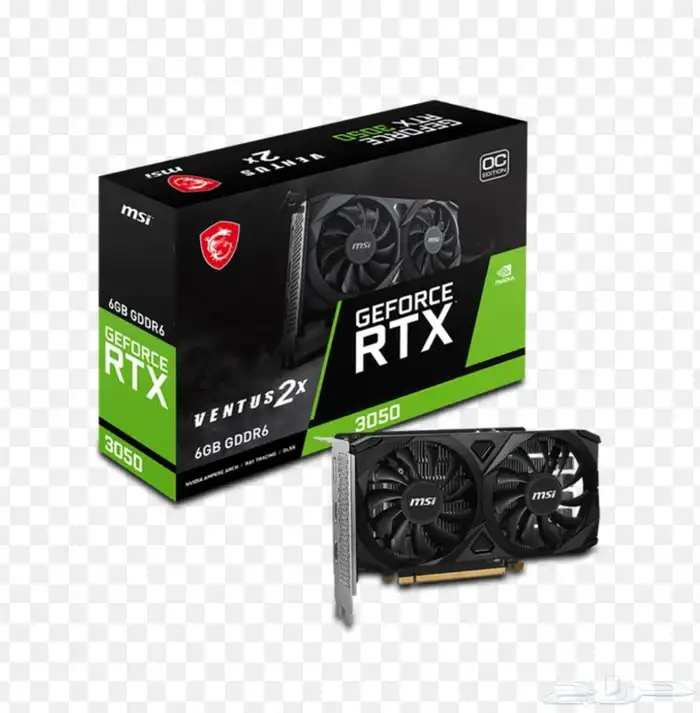 كرت شاشه RTX 3050 للبيع استخدام اربع شهور 0