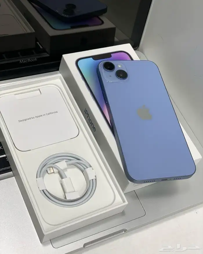 ايفون 14 جديد لون رمادي  لون اسود 3