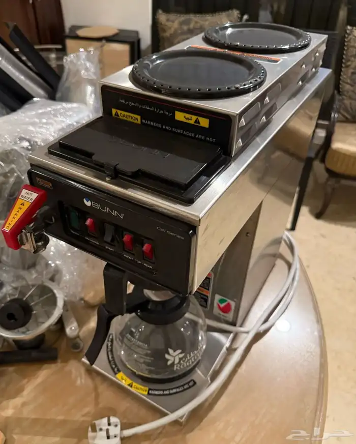 ماكينة (بن) ثلاث سخانات مستخدمه Bunn Coffee Brewer 0