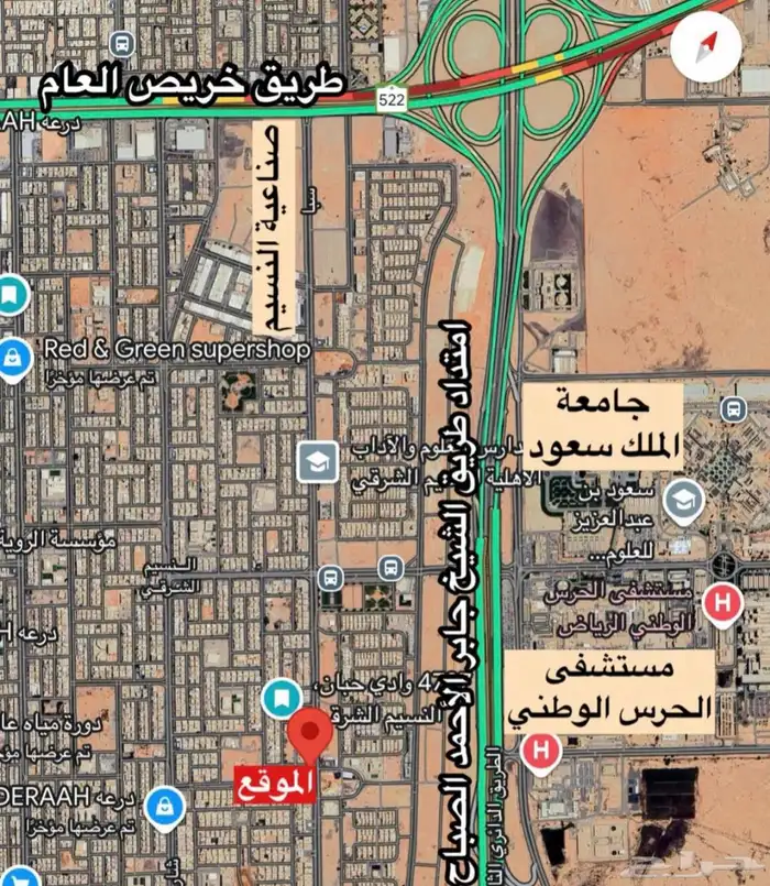 للبيع ارض تجارية زاوية في الرياض حي النسيم الهزاعيه شارع 40 2