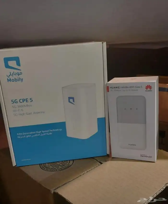 راوتر موبايلي 5G مع شريحة بيانات لا محدود مع راوتر متنقل 0