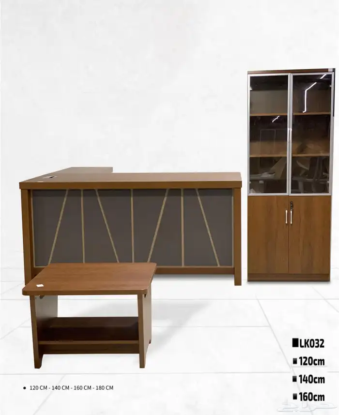 office furniture جديد طقم مكتب مدير و مكاتب كامل مع كراسي 50