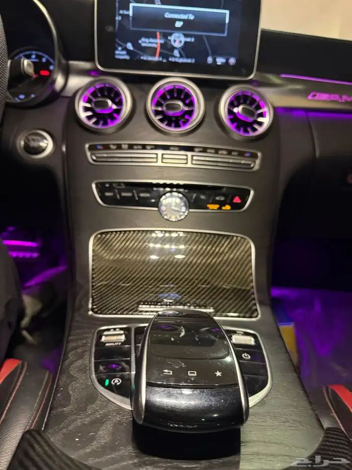 مرسيدس C300 فل كامل مواصفات AMG مقاعد ريكارو سيت 63 21