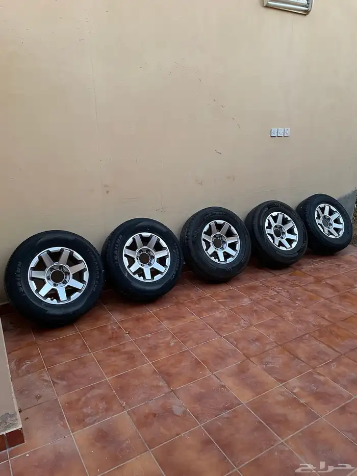 للبيع 5 جنوط اف جي fj 2014 اصلي وكاله 0