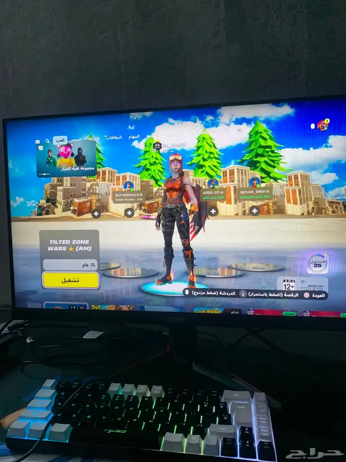 حساب فورت نايت 0