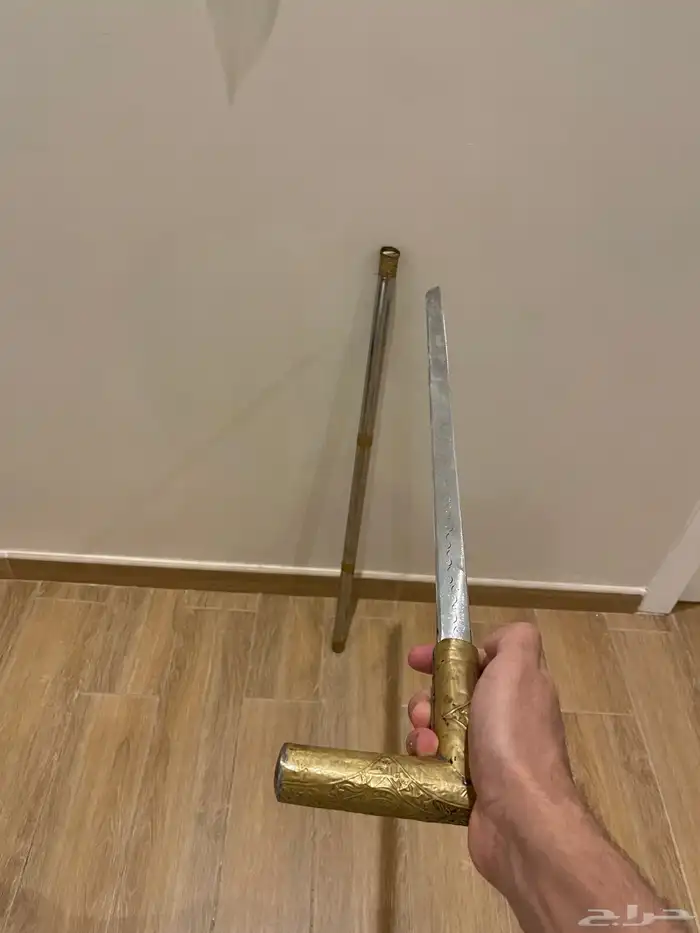 عكاز غدارة أصلية طويلة حديد كامل   مزينة بالكامل 5