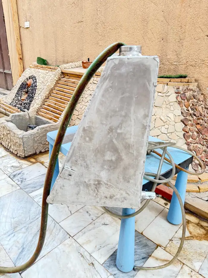 تانكي ألمنيوم نضيف مع التلبيسة لجميع السيارات 6