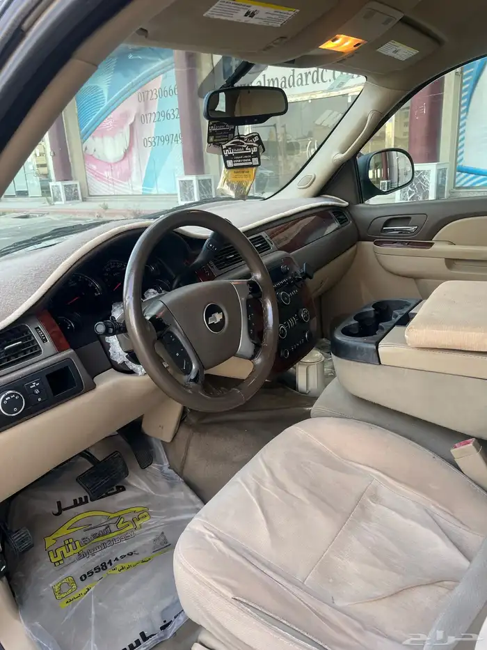 تاهو 2012 لون ذهبي بدون دبل خالي من الرش والحوادث. 8