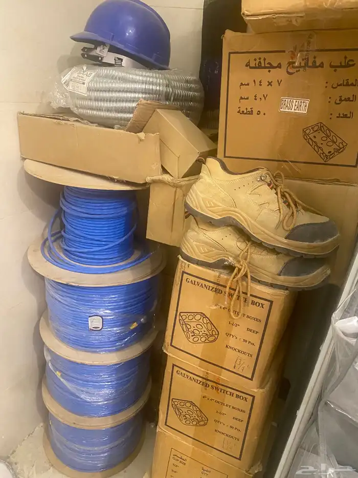 للبيع اسلاك كات 6A وعلب مفاتيح 1