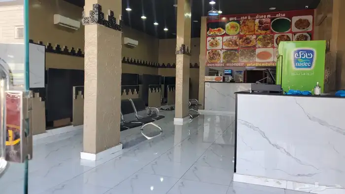 مطعم مطبخ مجبوس للبيع بجميع اغراضه 14