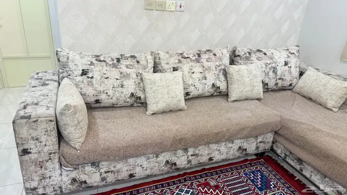 كنب زاويا حرف L نظيف 2