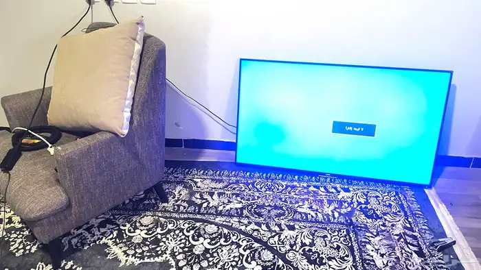 تلفزيون هام 60 بوصه ورسيفر x96pro 5g 3